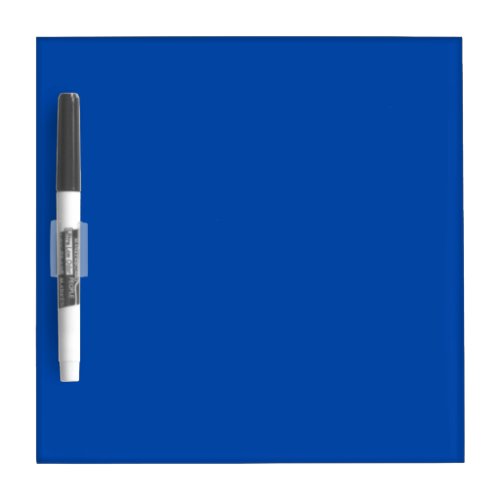 Cobalt Blue Solid Color Dry Erase Board