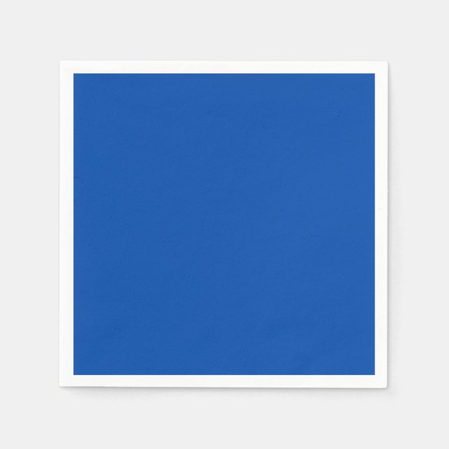 Cobalt Blue Solid Color Napkins (Front)