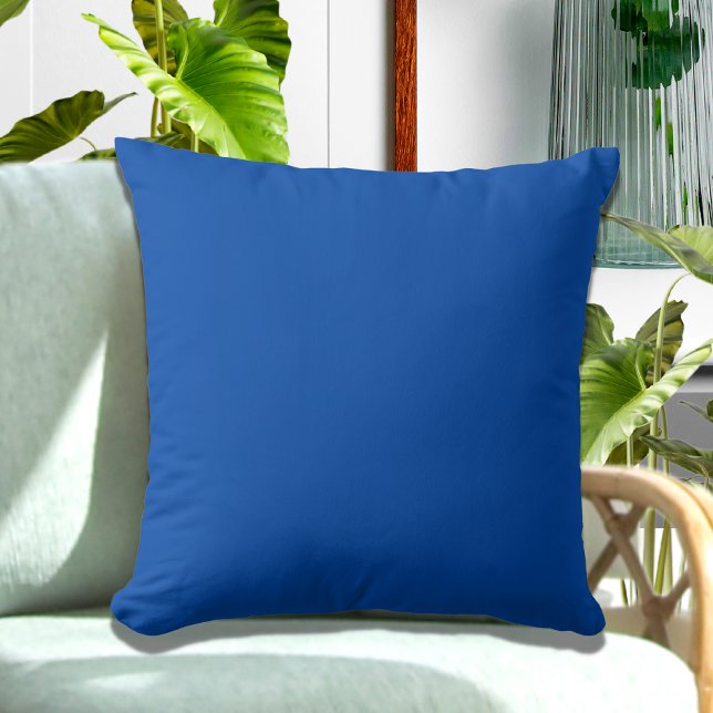 Cobalt Blue  solid color pillow (Creator Uploaded)