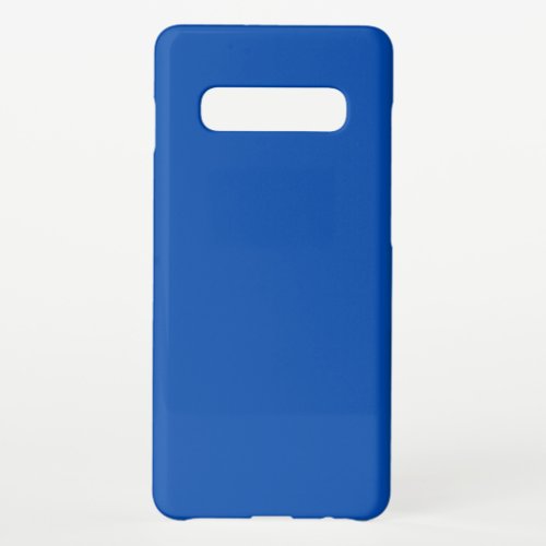 Cobalt Blue Solid Color Samsung Galaxy S10 Case