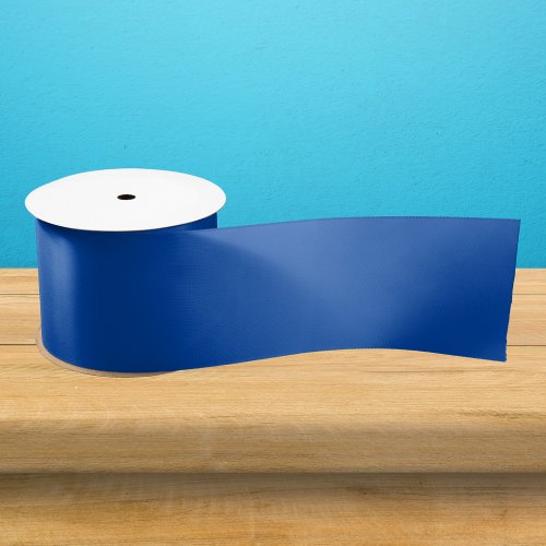 Cobalt Blue Solid Color Satin Ribbon