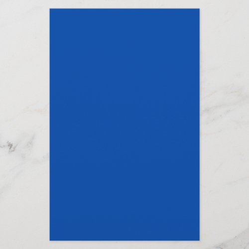 Cobalt Blue Solid Color Stationery