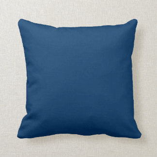 Cobalt Blue Solid Throw Pillow