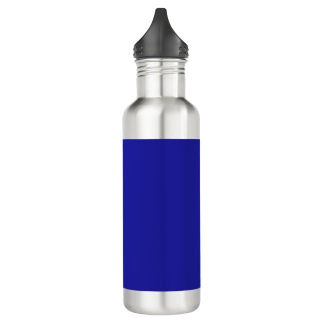 Cobalt Blue  Stainless Steel Water Bottle (Left)