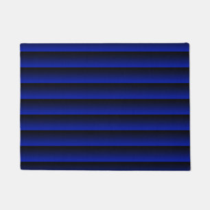 Cobalt Blue Stripe Doormat
