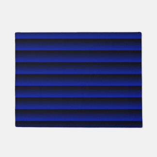 Cobalt Blue Stripe Doormat