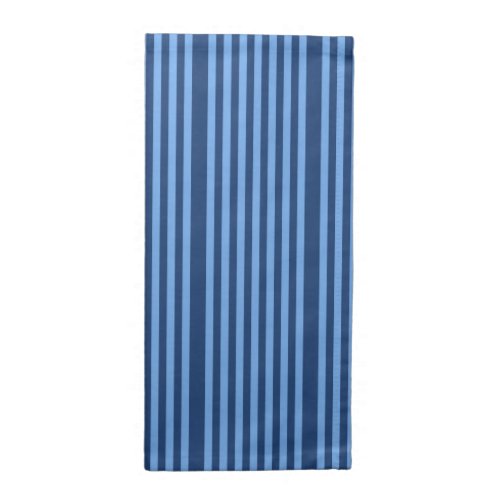 Cobalt Blue Stripes Cloth Napkins set of 4