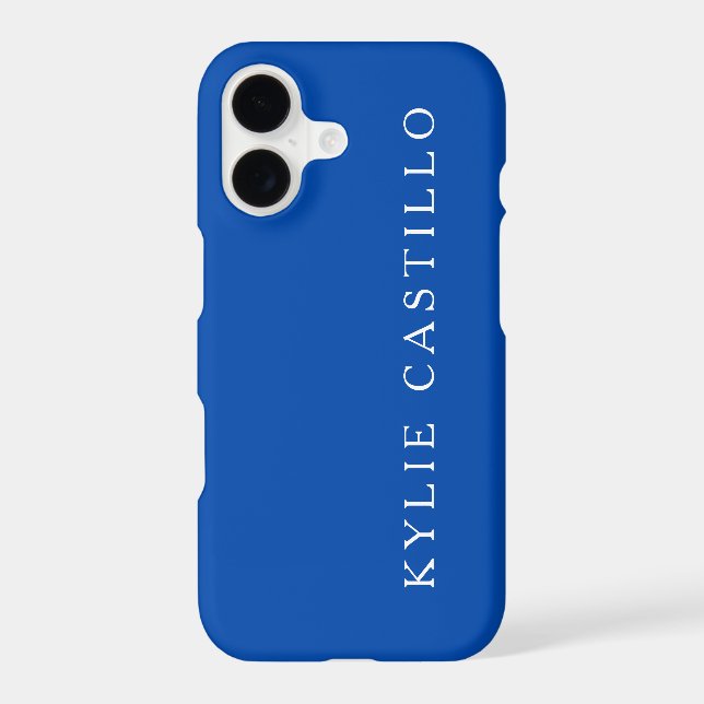Cobalt Blue Unique Classical Professional Case-Mate iPhone Case (Back)