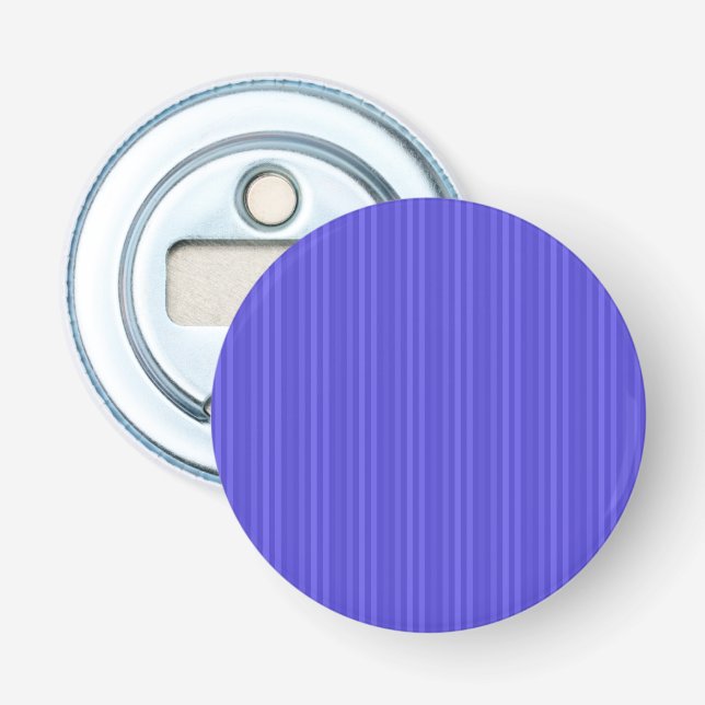 Cobalt Blue Vertical Stripes Bottle Opener (Front)