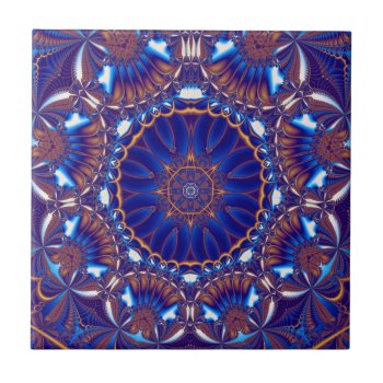 Cobalt Custom Ceramic Tile by charlynsun at Zazzle