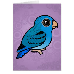 Cobalt Linnie Greeting Card