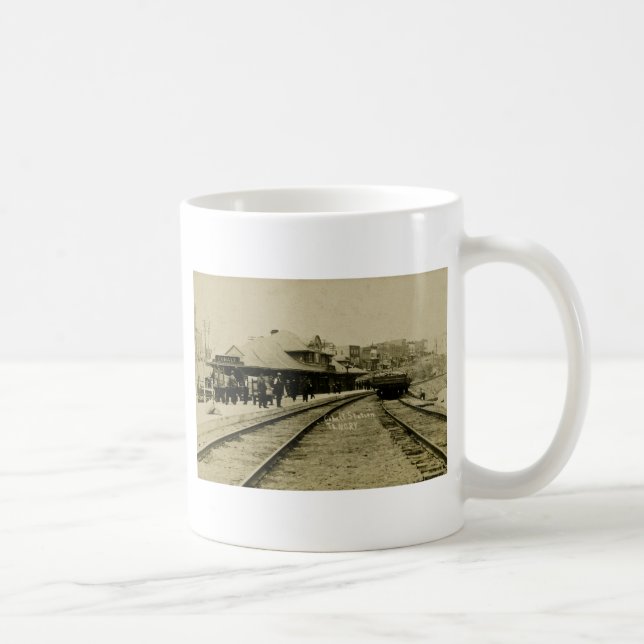 Cobalt Rail Station, Cobalt, Ontario Coffee Mug (Right)