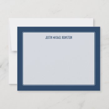 Cobalt Simple Note by mishpocha at Zazzle