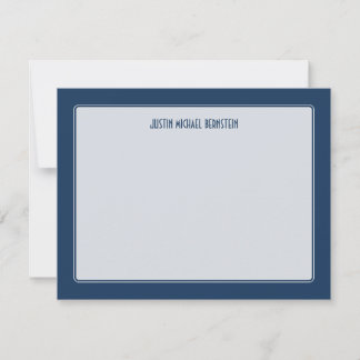 Cobalt Simple Note Card