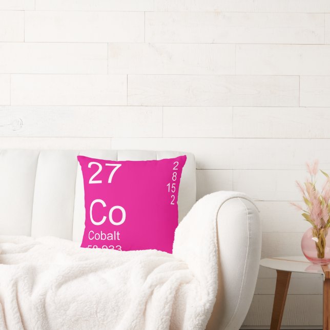 Cobalt Throw Pillow (Couch)