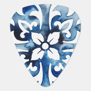 Cobalt Tile II Guitar Pick
