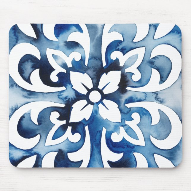 Cobalt Tile II Mouse Pad (Front)