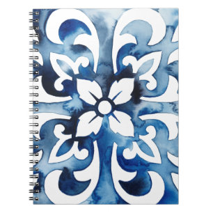 Cobalt Tile II Notebook