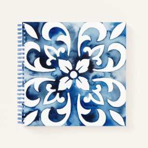 Cobalt Tile II Notebook