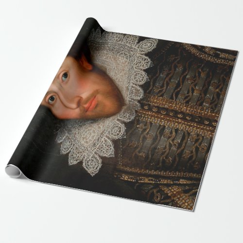 Cobbe Portrait William Shakespeare Wrapping Paper