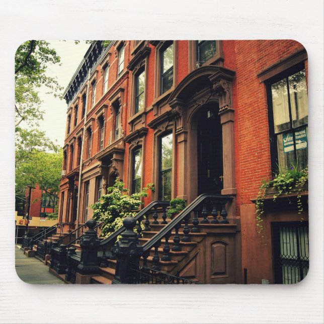 Cobble Hill Brownstone Mouse Pad (Front)
