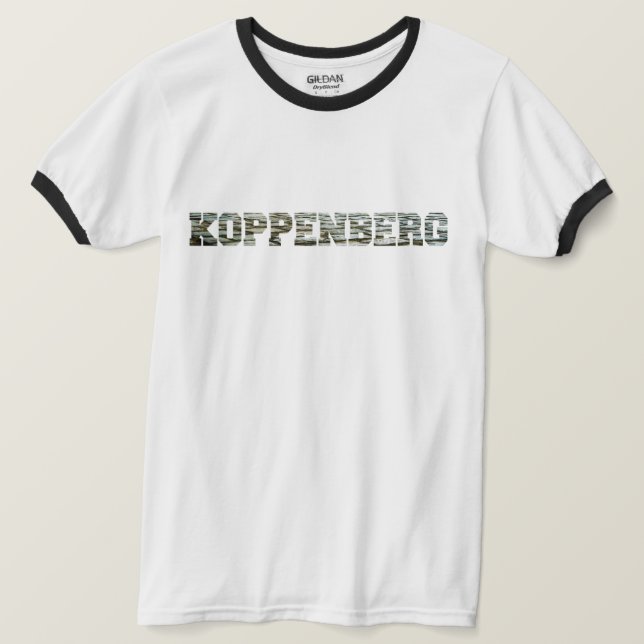 Cobbled Koppenberg from the legendary cycling race T-Shirt (Design Front)