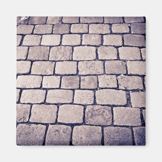 Cobblestone Street Detail, Horizontal Magnet (Front)