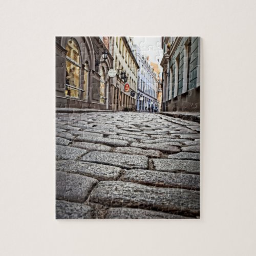 Cobblestone Streets of Europe _ 8x10 _ 110 pcs Jigsaw Puzzle