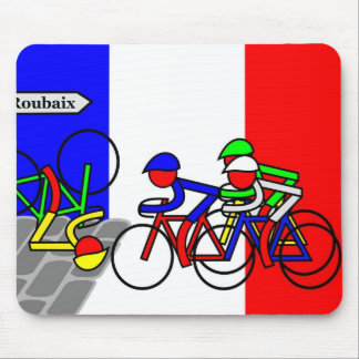 Cobblestones near Roubaix - Tour de France Mouse Pad