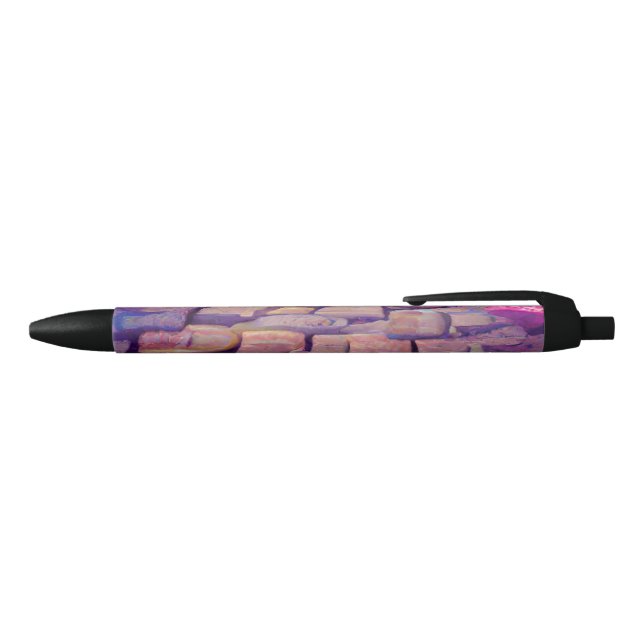 Cobblestones psychedelic colors graphic art  pen (Top)