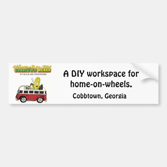 Cobbtown Acres Bumper Sticker  (Front)