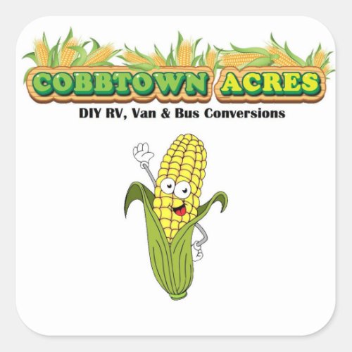 Cobby from Cobbtown Acres Square Sticker