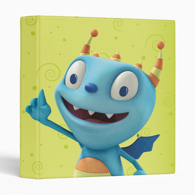 Cobby Hugglemonster 1 3 Ring Binder (Front/Spine)