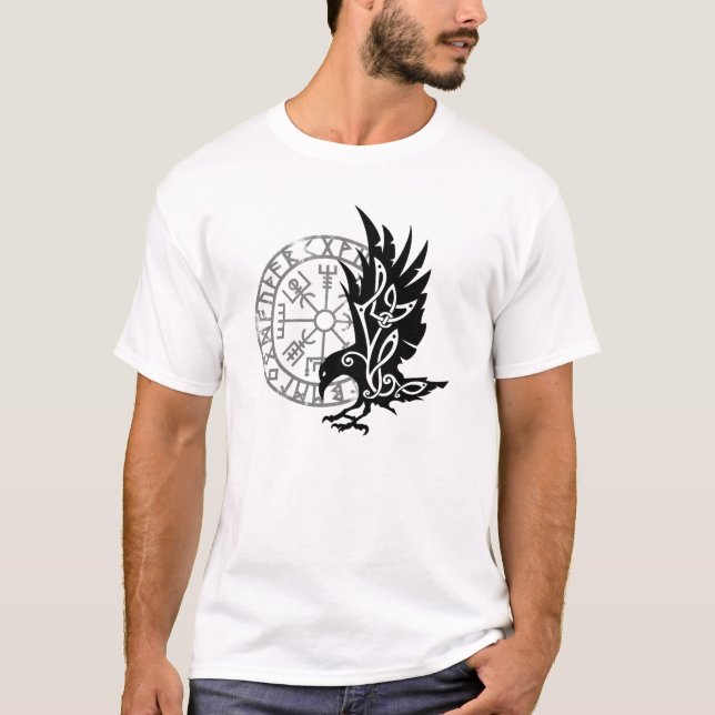 Cobeau nordique vegvisir symbole Viking T-Shirt (Front)