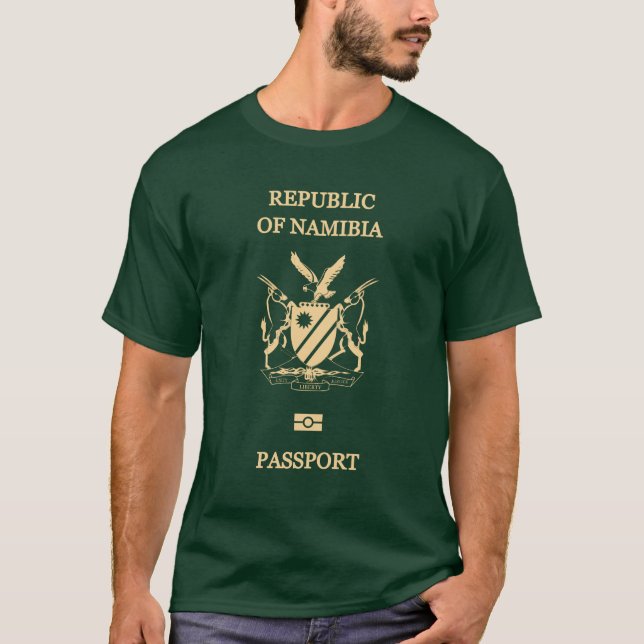 Cobertura de pasaporte de Namibia T-Shirt (Front)