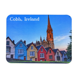 Cobh, Ireland Deck of Cards Houses Magnet
