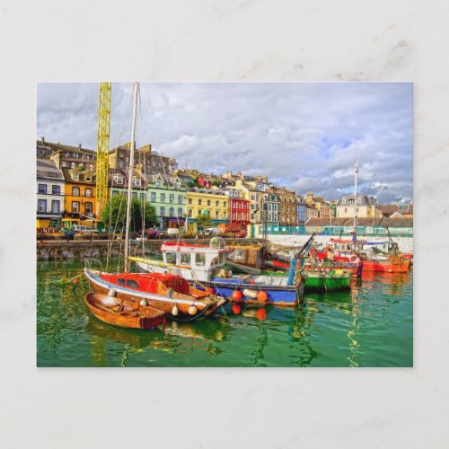 Cobh Port in Ireland Postcard