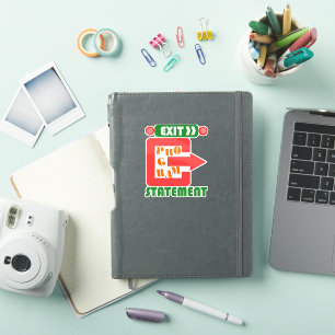 Cobol Exit Program Statement Sticker