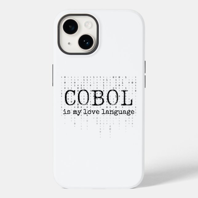 Cobol is my love language.b Case-Mate iPhone case (Back)