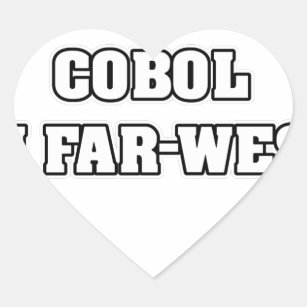 COBOL (OF the FAR-WEST) - Word games - François Heart Sticker