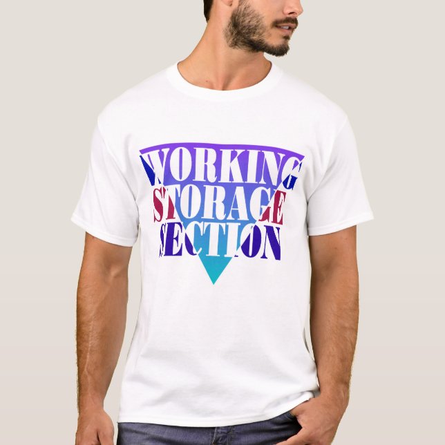 Cobol Programming Working Storage T-Shirt (Front)