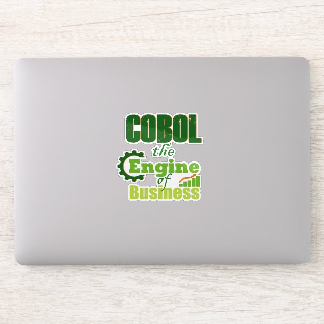 Cobol The Engine of Business Sticker (Computer)