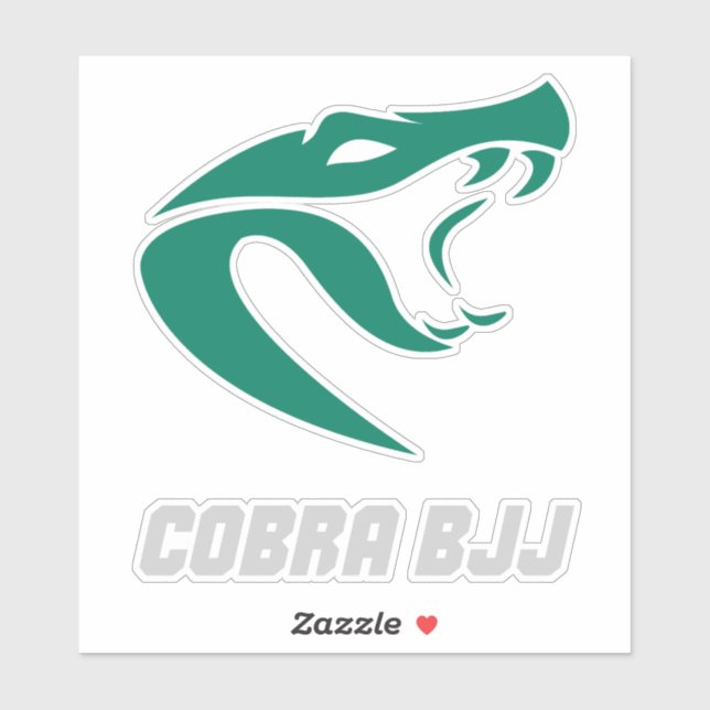 Cobra BJJ Grappling Fighter Sticker (Sheet)