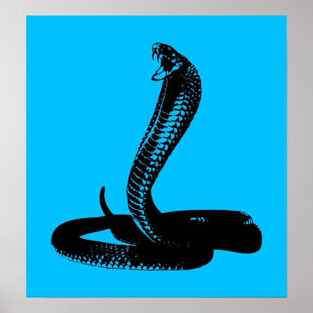 Cobra - black poster (Front)