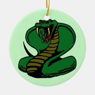 Cobra Ceramic Ornament