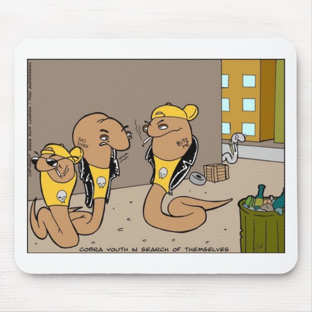 Cobra Gangs Funny Gifts & Collectible Mouse Pad (Front)