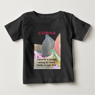 Cobra in Basket Art Print Baby T-Shirt