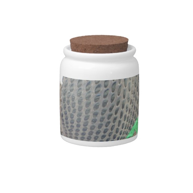 Cobra in Basket Art Print Candy Jar (Front)