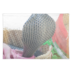 Cobra in Basket Art Print Cloth Placemat