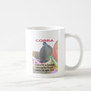 Cobra in Basket Art Print Coffee Mug